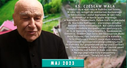 Kalendarz Niesłyszących – ks. Czesław Wala